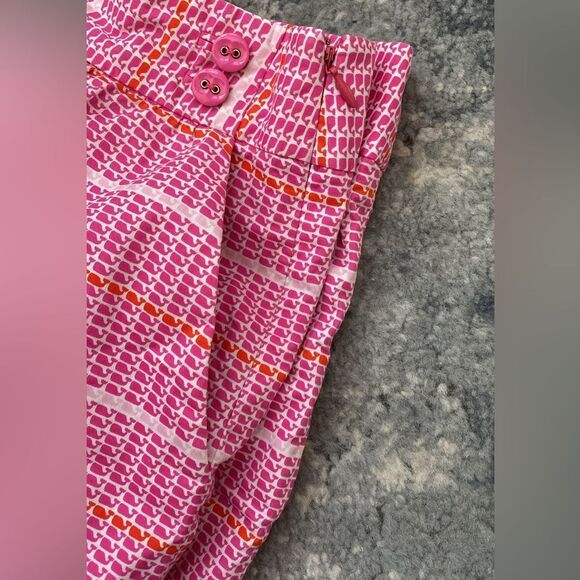 Vineyard Vines tiny whale print skirt size 0 with side zip and pockets - Picture 3 of 4